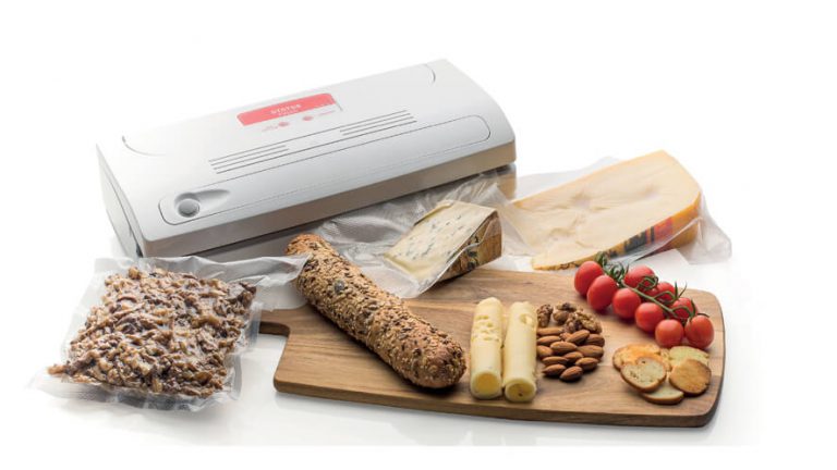Vakuumski aparat FV500 deska za rezanje živil, kruh, zavakuumiran sir in paradižnik