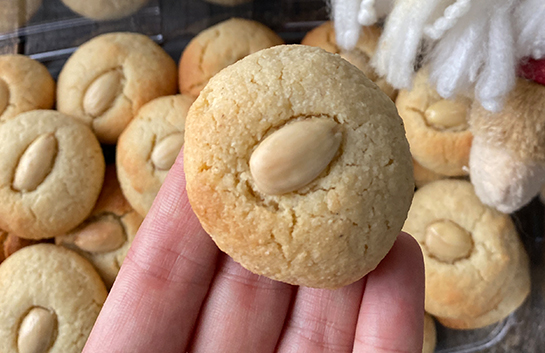 mandljevi piškoti brez jajc