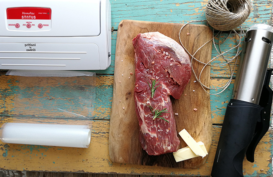 vakuumiranje mesa za sous vide kuho