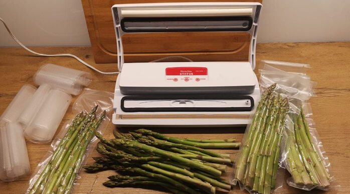 Vakuumiranje šparoga