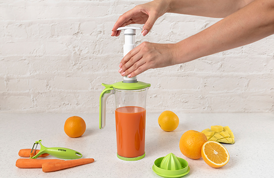 kako shraniti sveže stisnjene sokove - v vakuumu